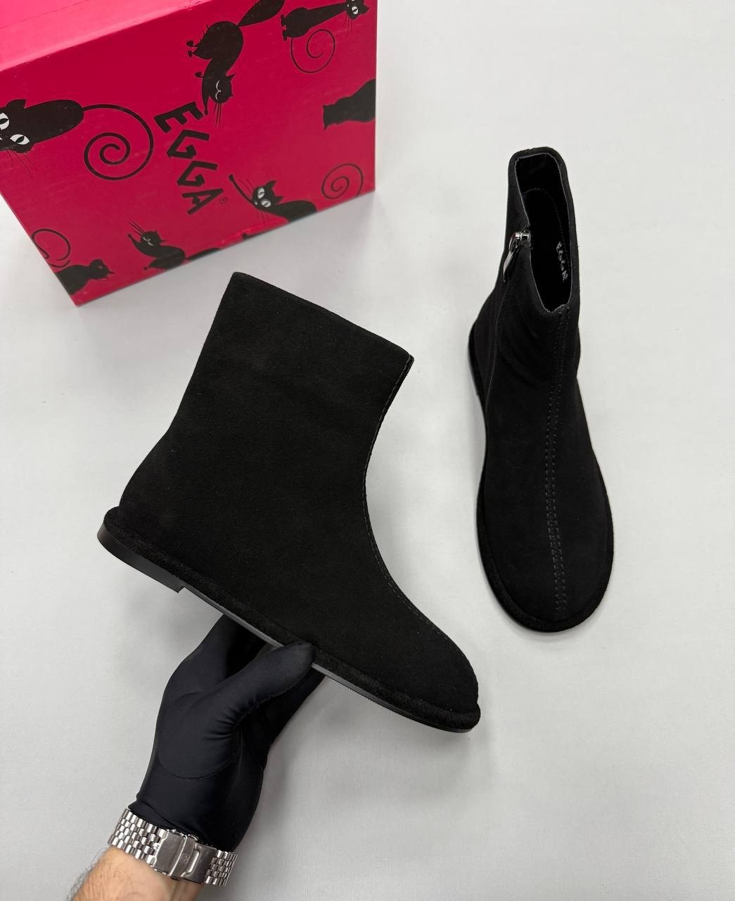 ,замшевые ботинки,ботинки женские, женская,полусапоги