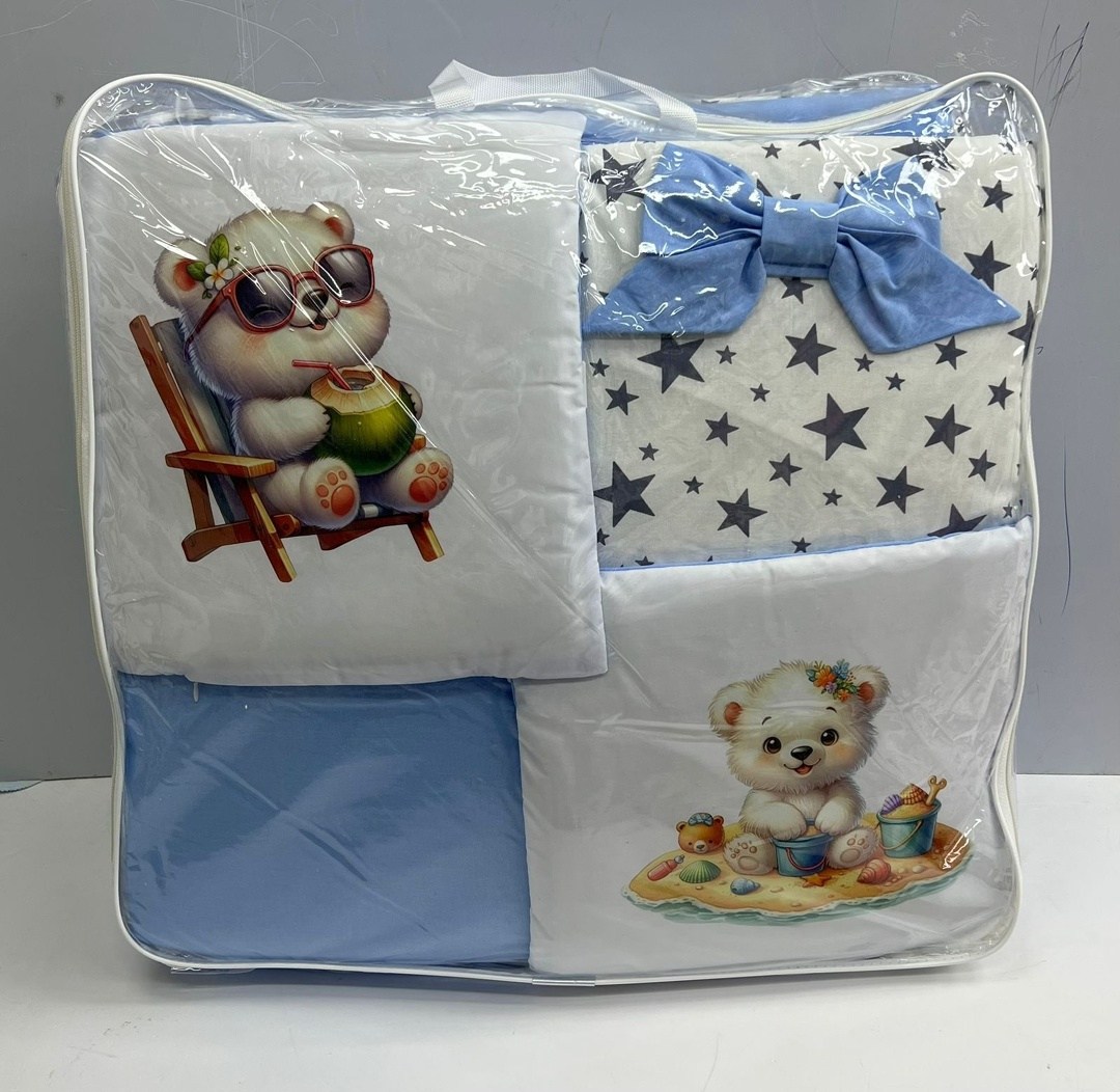 комплект в детскую кроватку 6 предметов,комплект бортиков в детскую кроватку,набор в кроватку,детская кроватка,комплект в кроватку