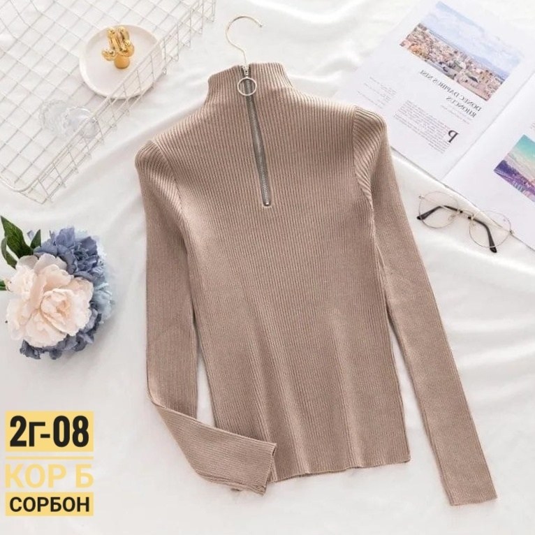 свитер с высоким воротником,свитера тонкие,женский трикотажный пуловер,модный женский свитер,кофта женская