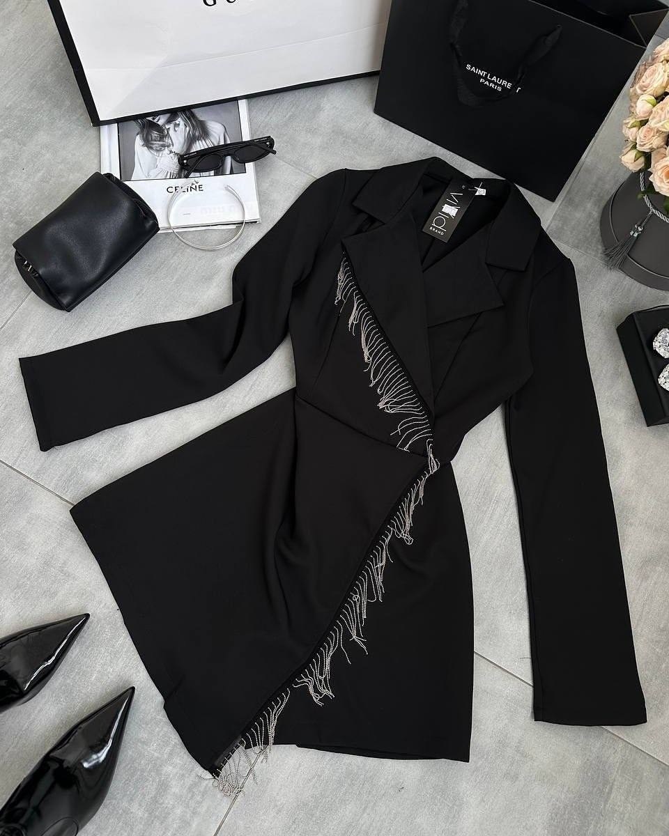 платье пиджак,женское платье пиджак,платье пиджак с бахромой,платье пиджак вечернее,платье пиджак мини