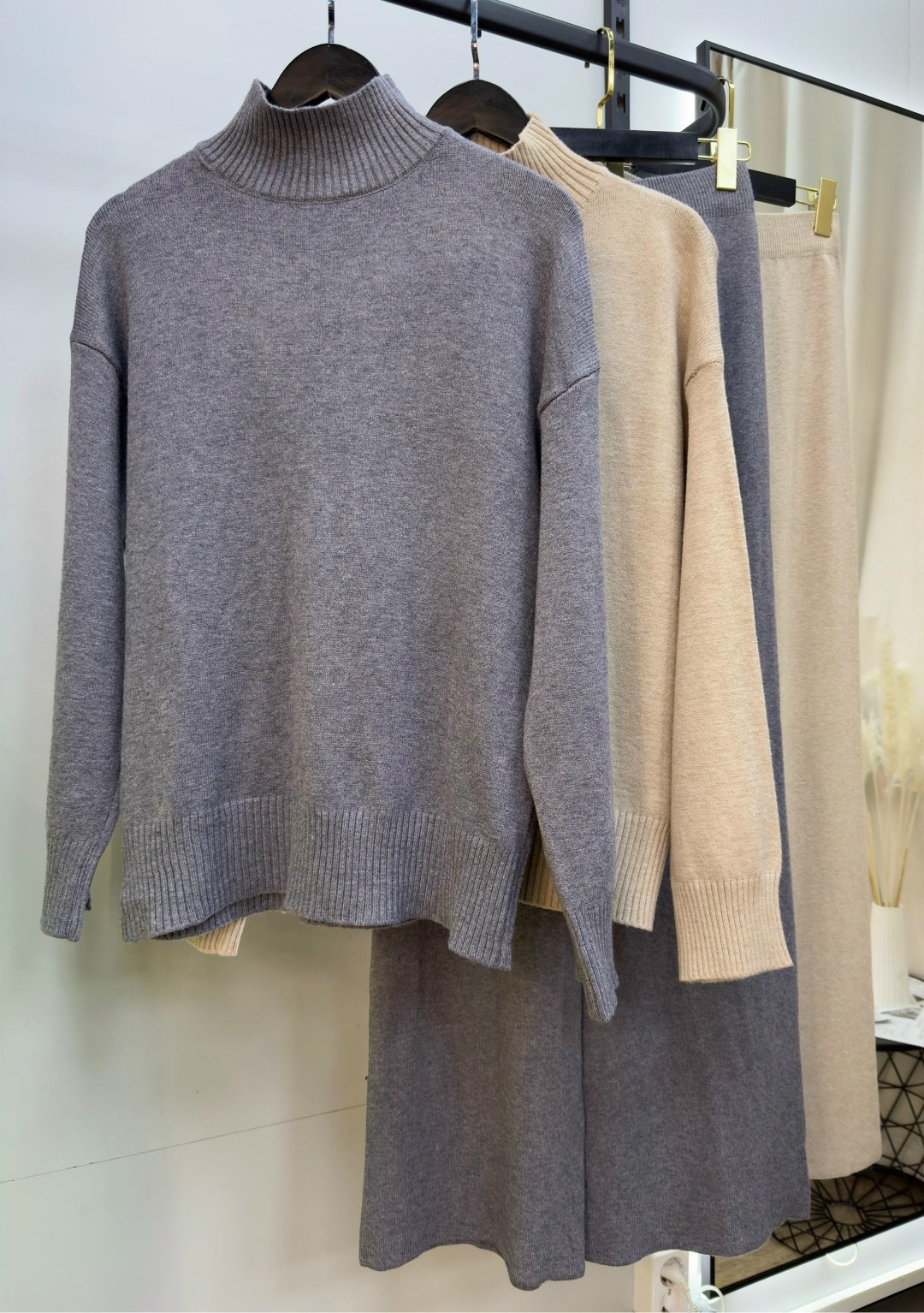 трикотажный костюм женский с брюками,костюм двойка кашемир,теплый трикотажный костюм,трикотажные костюмы,брючный костюм лапша женский