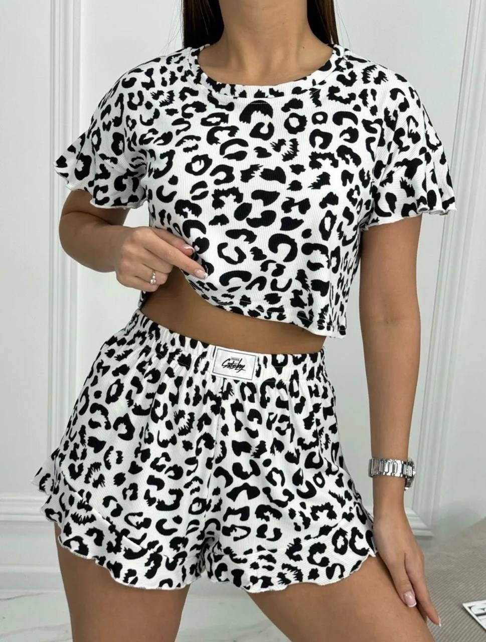 пижама женская,пижама с принтом,женская пижама с шортами,пижама с шортами,пижама для сна