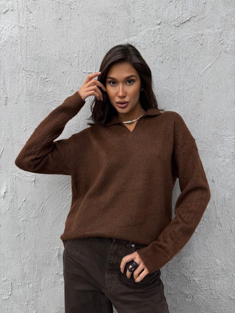 джемпер молочный,свитер кофта,свитер джемпер,женская кофта,свитер повседневный