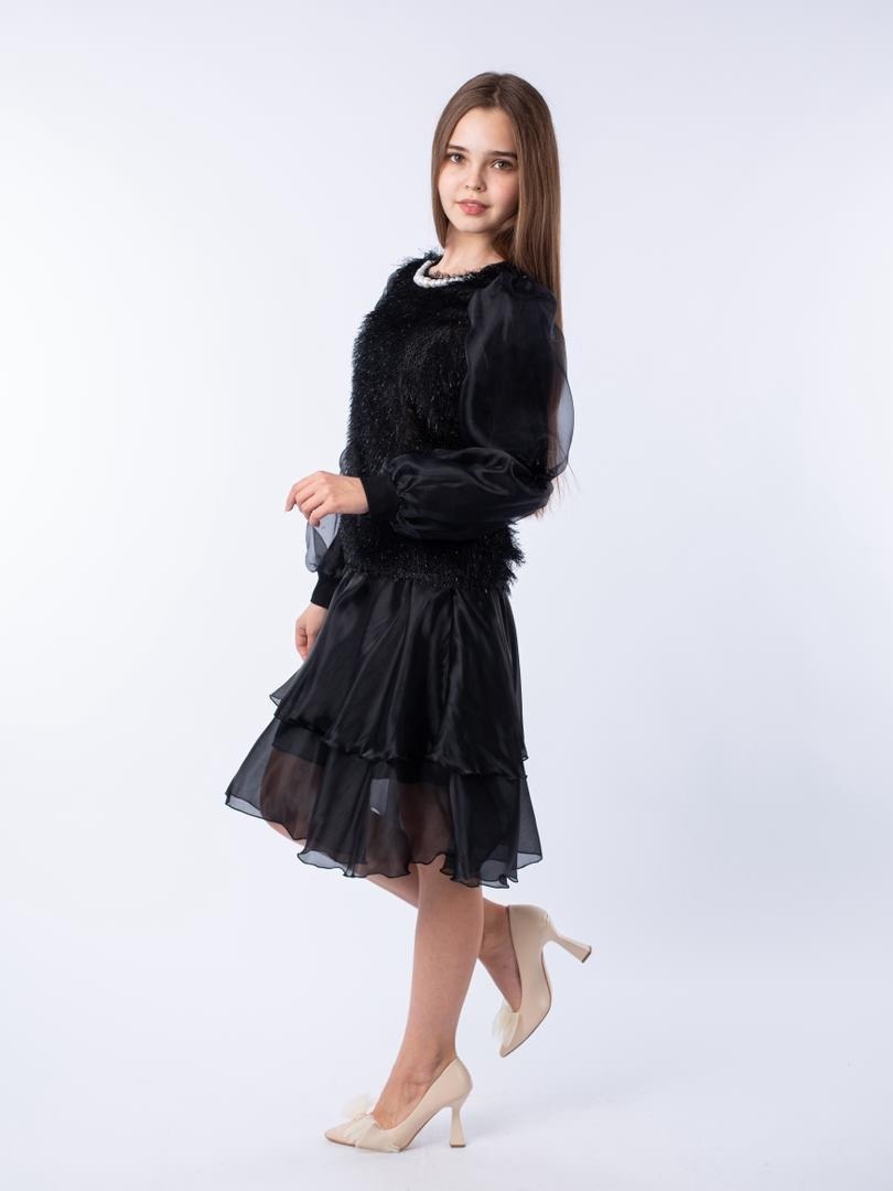 нарядное платье,платье,платье со свитером,шерстяное платье,коричневое платье