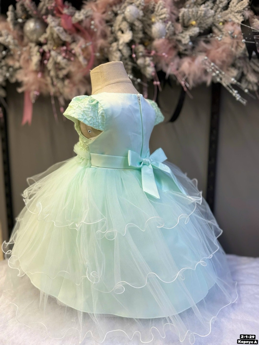 платье для девочек,платье для девочек нарядное,платье на девочку мятного цвета,платье для детей,детские бальные платья