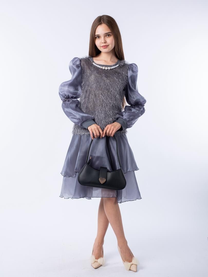 нарядное платье,платье,платье со свитером,шерстяное платье,коричневое платье