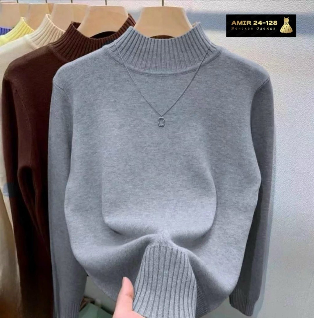 свитер женский молочный,свитер с высоким воротником,кашемировый свитер,кашемировый свитер с высоким воротником,свитер женский свободный