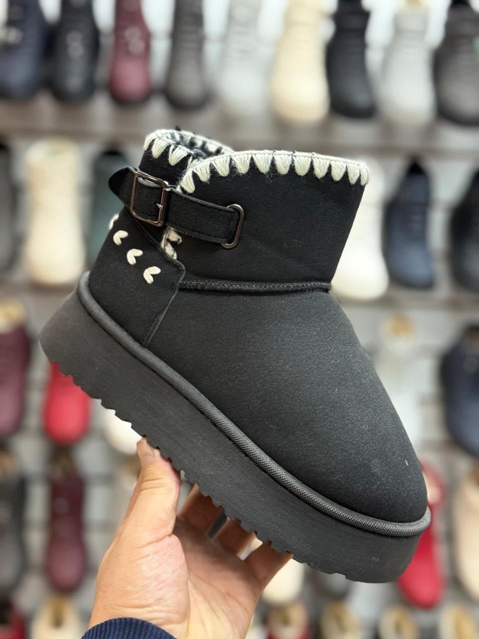 ,угги женские,угги дутики зимние короткие на высокой подошве,дутики угги женские,дутики угги