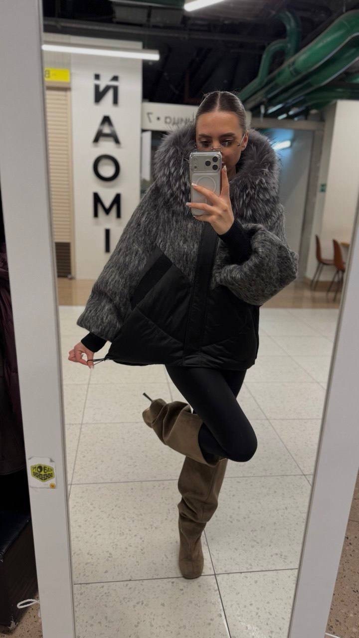 куртка с мехом,кожаная куртка с мехом,пуховик с мехом,куртка с чернобуркой женская,куртка женская с мехом