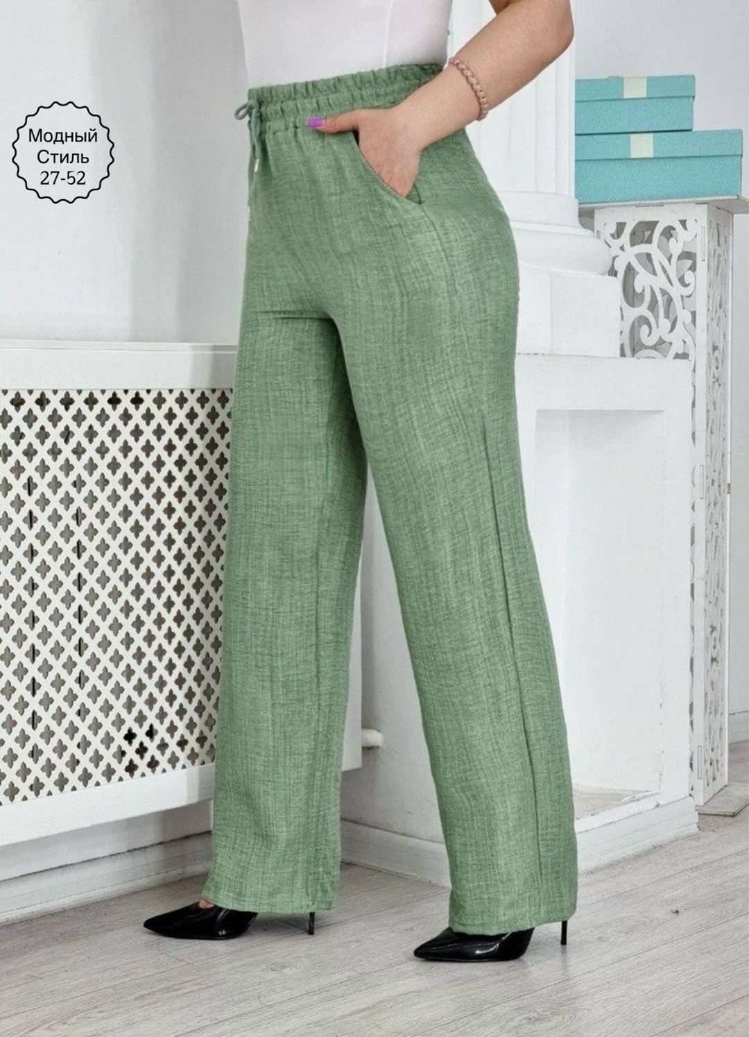 летние брюки,женские летние брюки,брюки льняные палаццо,штаны лен,брюки льняные