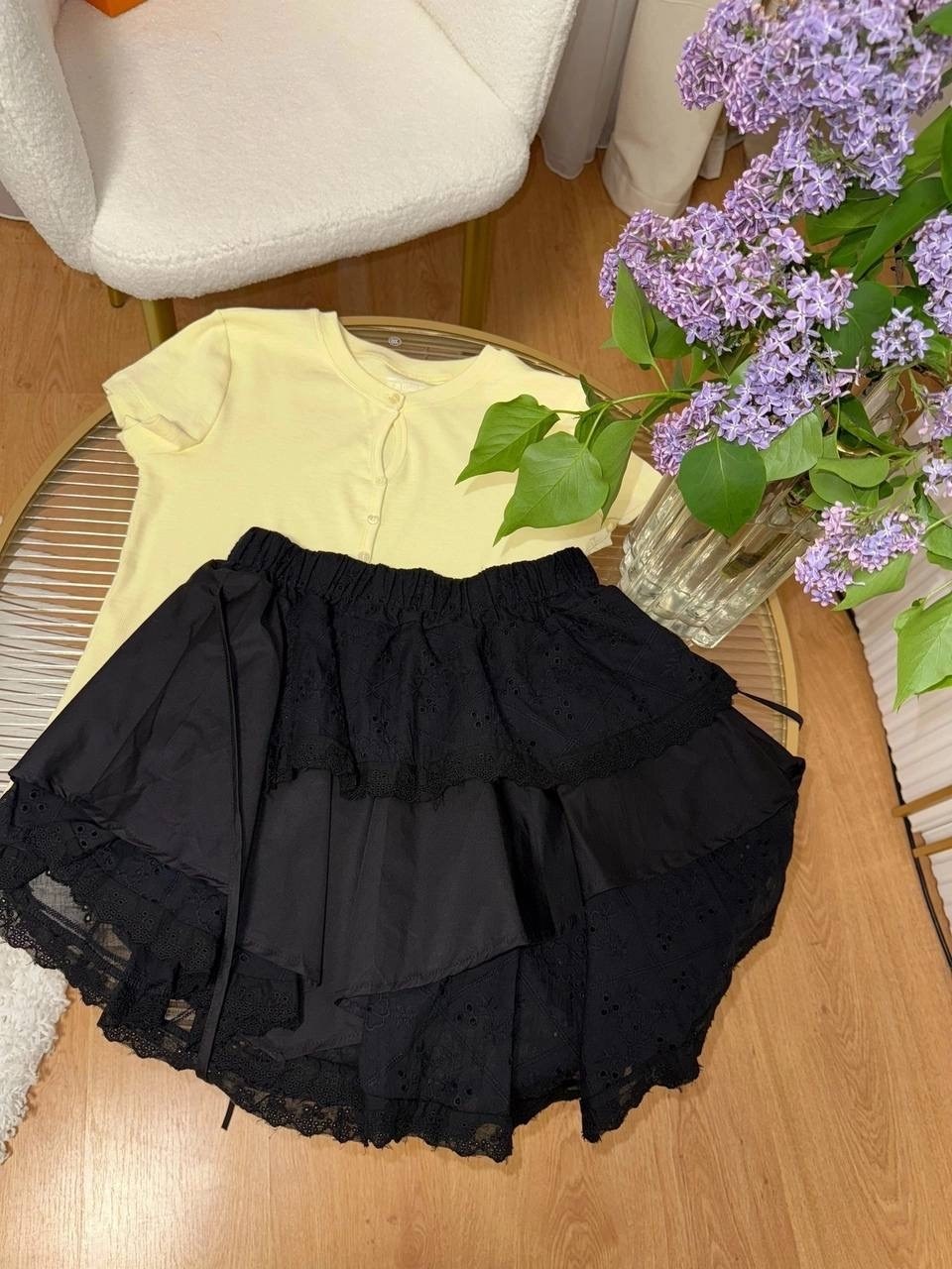 юбка с оборками,юбка,юбка с рюшами,юбка мини,юбка белая