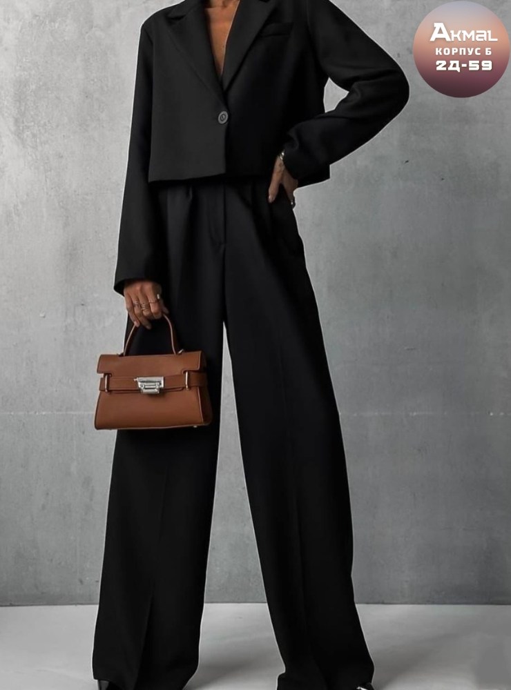 брючный костюм палаццо,элегантный брючный костюм,костюм с брюками палаццо,брючный костюм повседневный,костюм брючной деловой