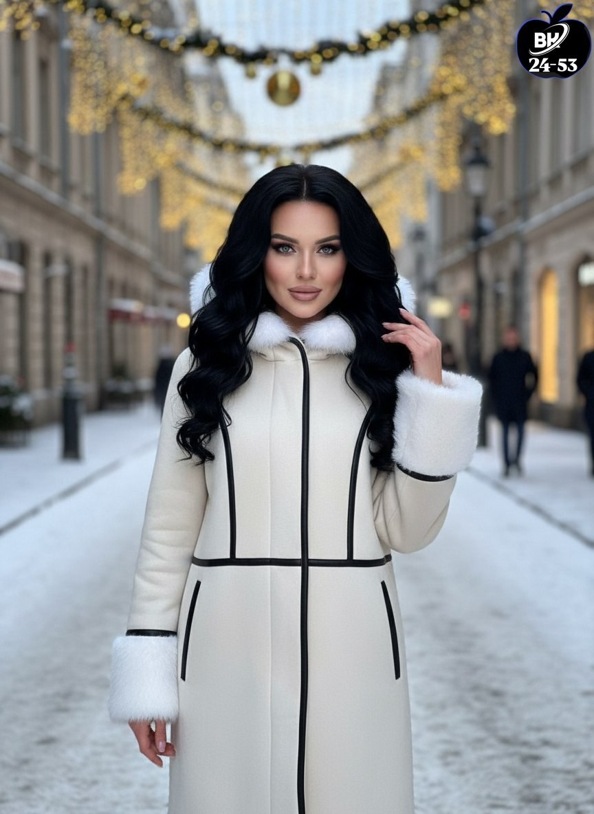 шуба белая,дубленка женская,удлиненная шуба,комбинированное пальто,дубленка женская зимняя