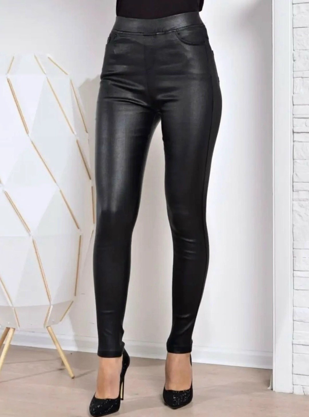 кожаные джинсы,кожаные джинсы женские,джеггинсы кожаные,утепленные джеггинсы кожаные,джинсы женские с пропиткой под кожу