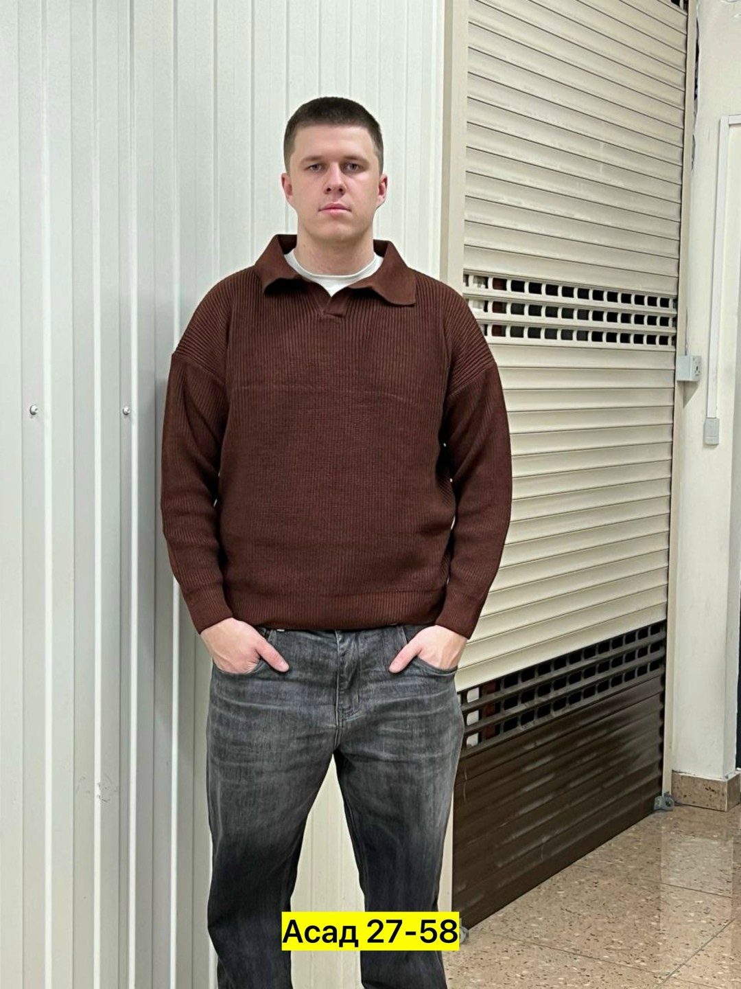 свитер поло,повседневный джемпер,свитер,свитера мужская,свитер с воротником поло