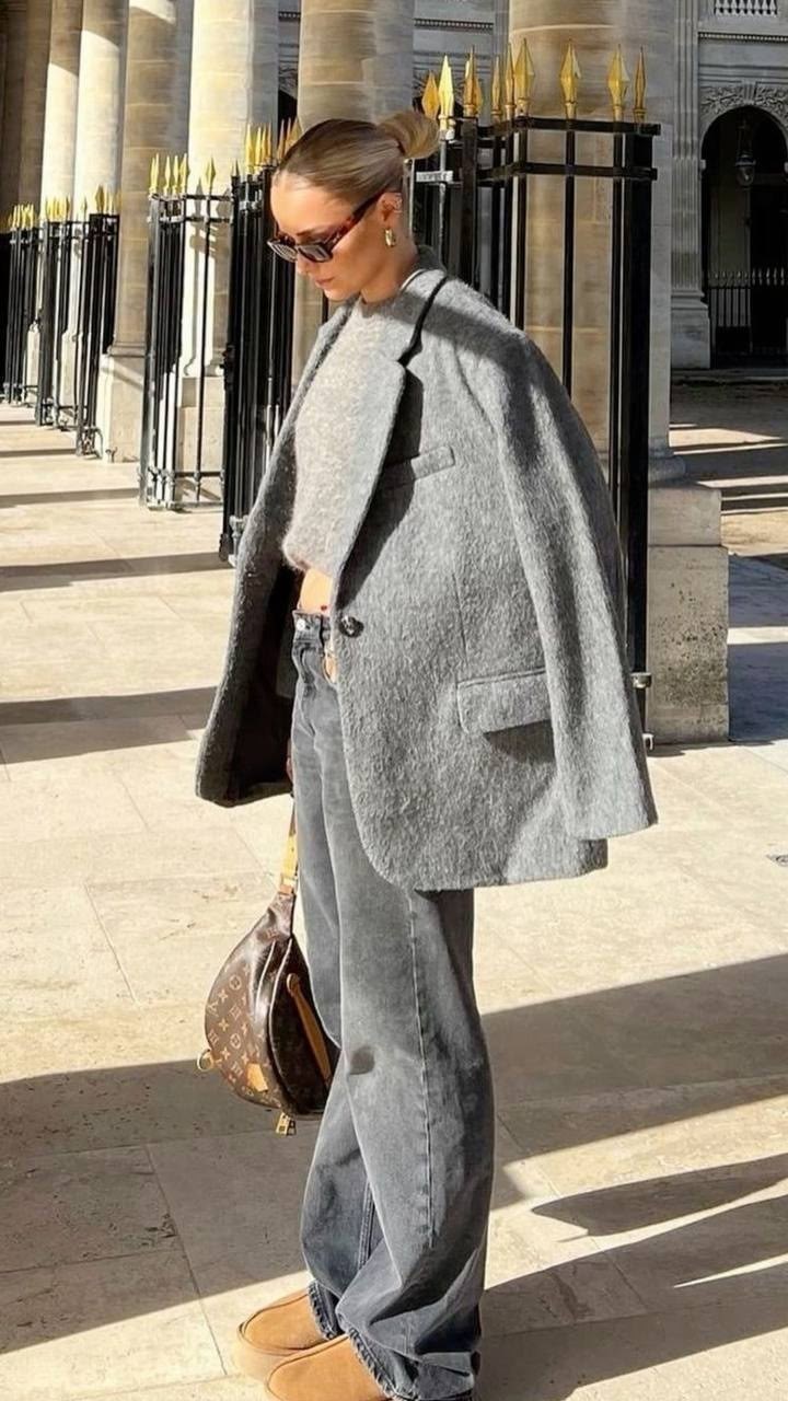 пальто модное,серое пальто,теплое пальто,модные образы,серое пальто женское