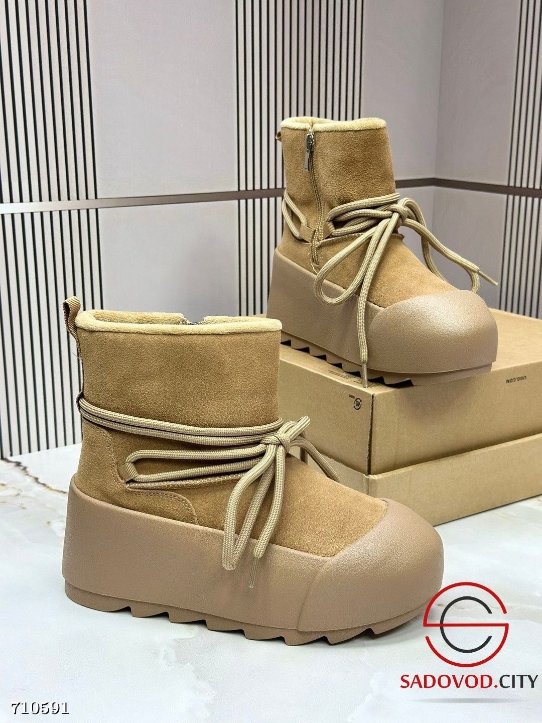 ,женские зимние угги,стильная ,угги с шнурками,угги женские