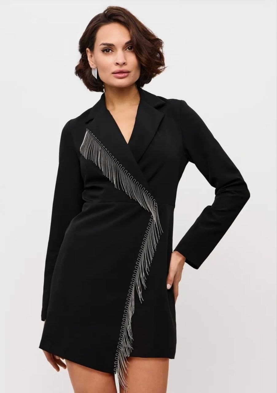 платье пиджак,женское платье пиджак,платье пиджак с бахромой,платье пиджак вечернее,платье пиджак мини