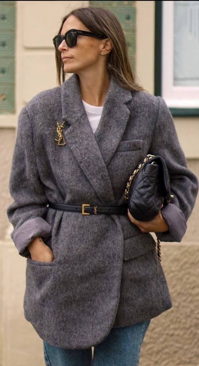 пальто модное,серое пальто,теплое пальто,модные образы,серое пальто женское