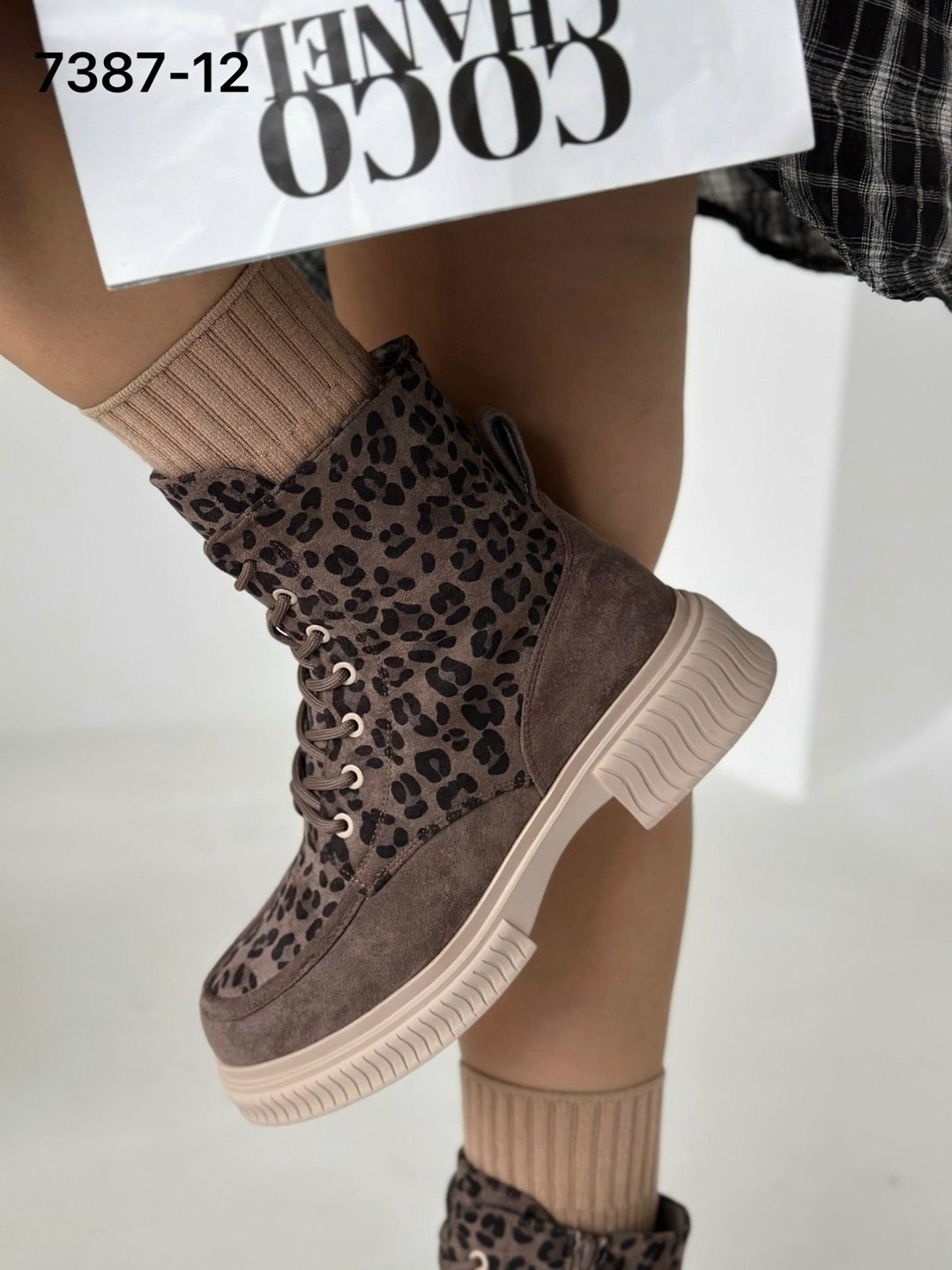 ,зимняя женская ,ботинки женские,леопардовые ботинки,ботинки на меху