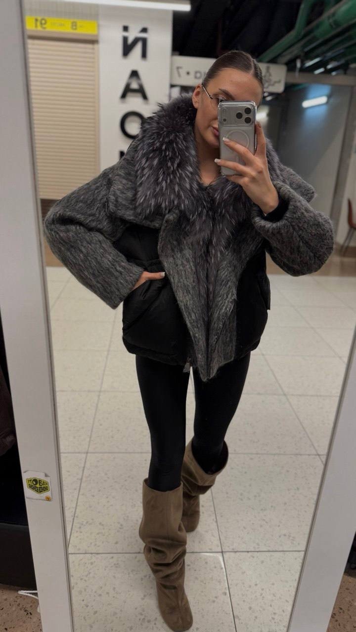 куртка с мехом,кожаная куртка с мехом,пуховик с мехом,куртка с чернобуркой женская,куртка женская с мехом