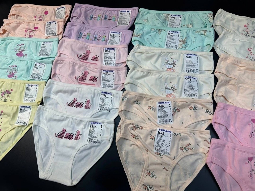 комплект трусов,трусы детские для девочек,детские трусы,трусы для девочек,комплект трусов для девочек baykar