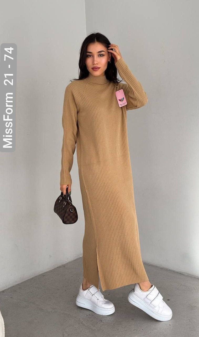 трикотажное платье макси,трикотажное платье женское,трикотажное платье,платье оверсайз,платье вязаное