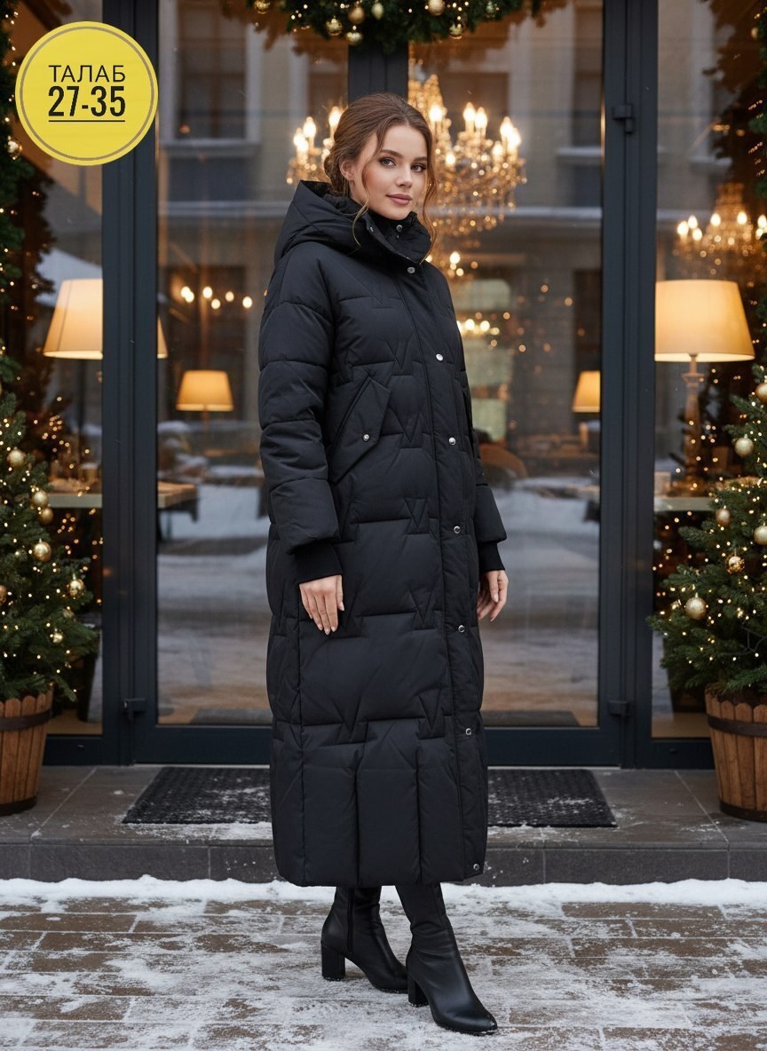 пуховик зимний длинный с капюшон,пуховик,пуховик длинный,пуховик женский,пуховик женский зимний длинный с капюшоном оверсайз