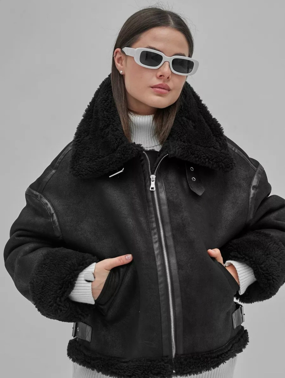 мужская дубленка пилот,кожаная куртка,мужская дубленка,меховая куртка,дубленка авиатор зара