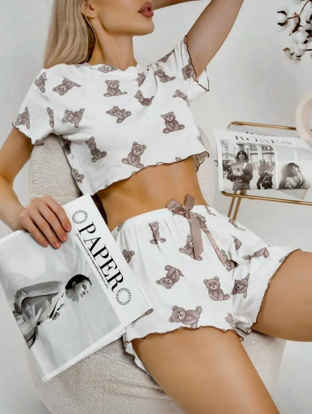 пижама женская с шортам,пижама с шортами и топ,женская пижама,женская пижама комплект,пижама женская с шортами и футболкой