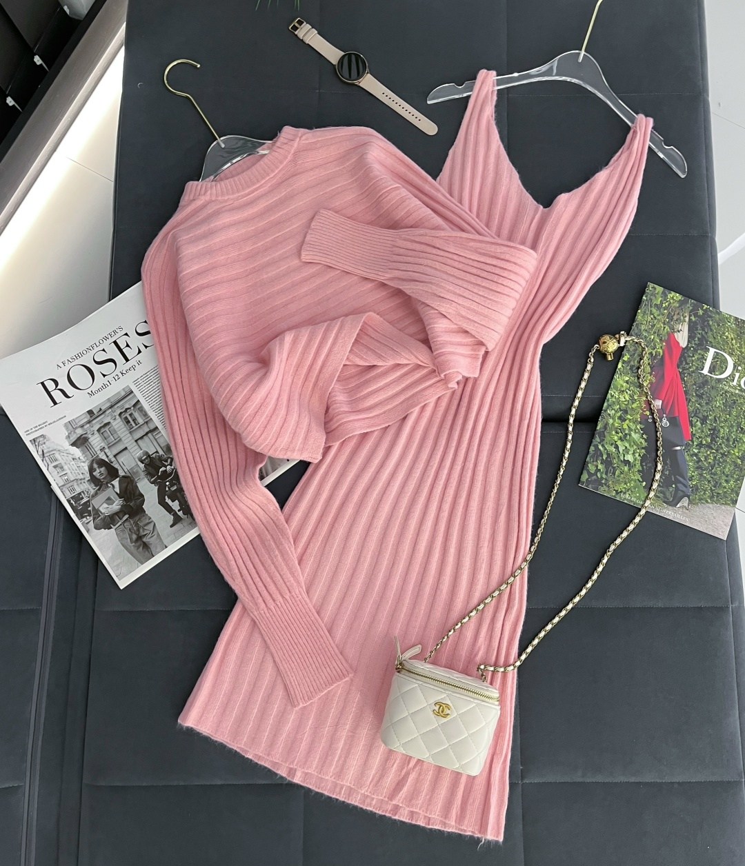 трикотажные костюмы,вязаное платье,женский трикотажный комплект,трикотажное платье,комплект вязаный