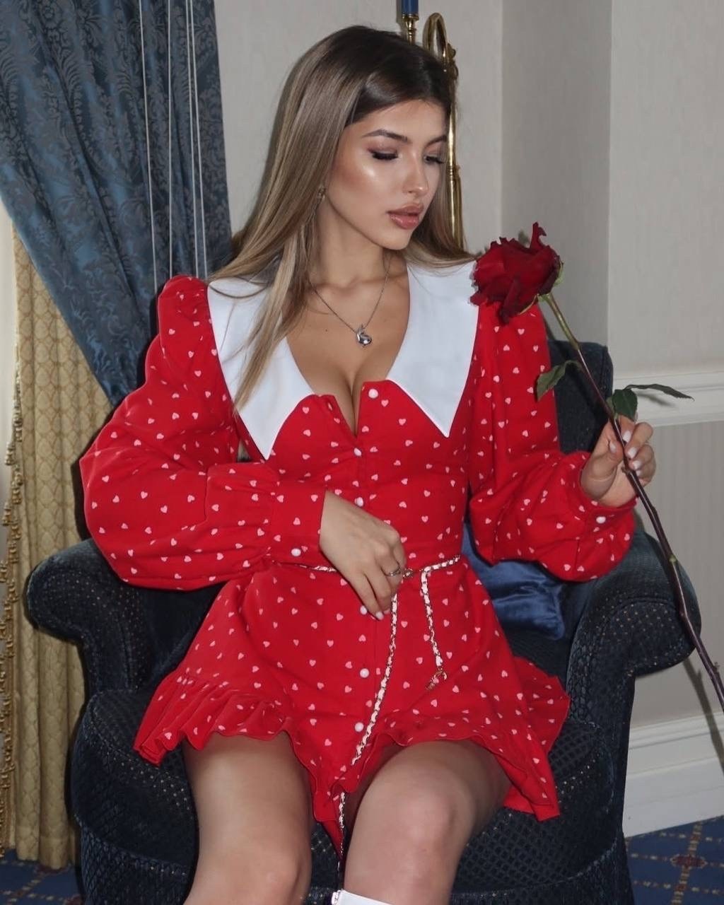 женское платье мини,платья мини,платье красное,женская платье