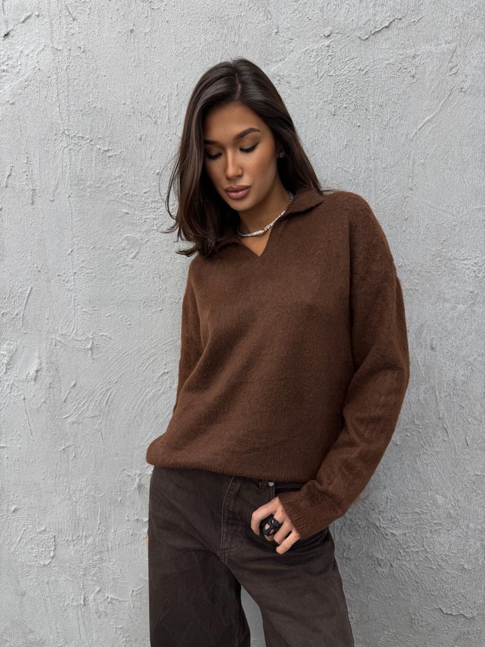 джемпер молочный,свитер кофта,свитер джемпер,женская кофта,свитер повседневный