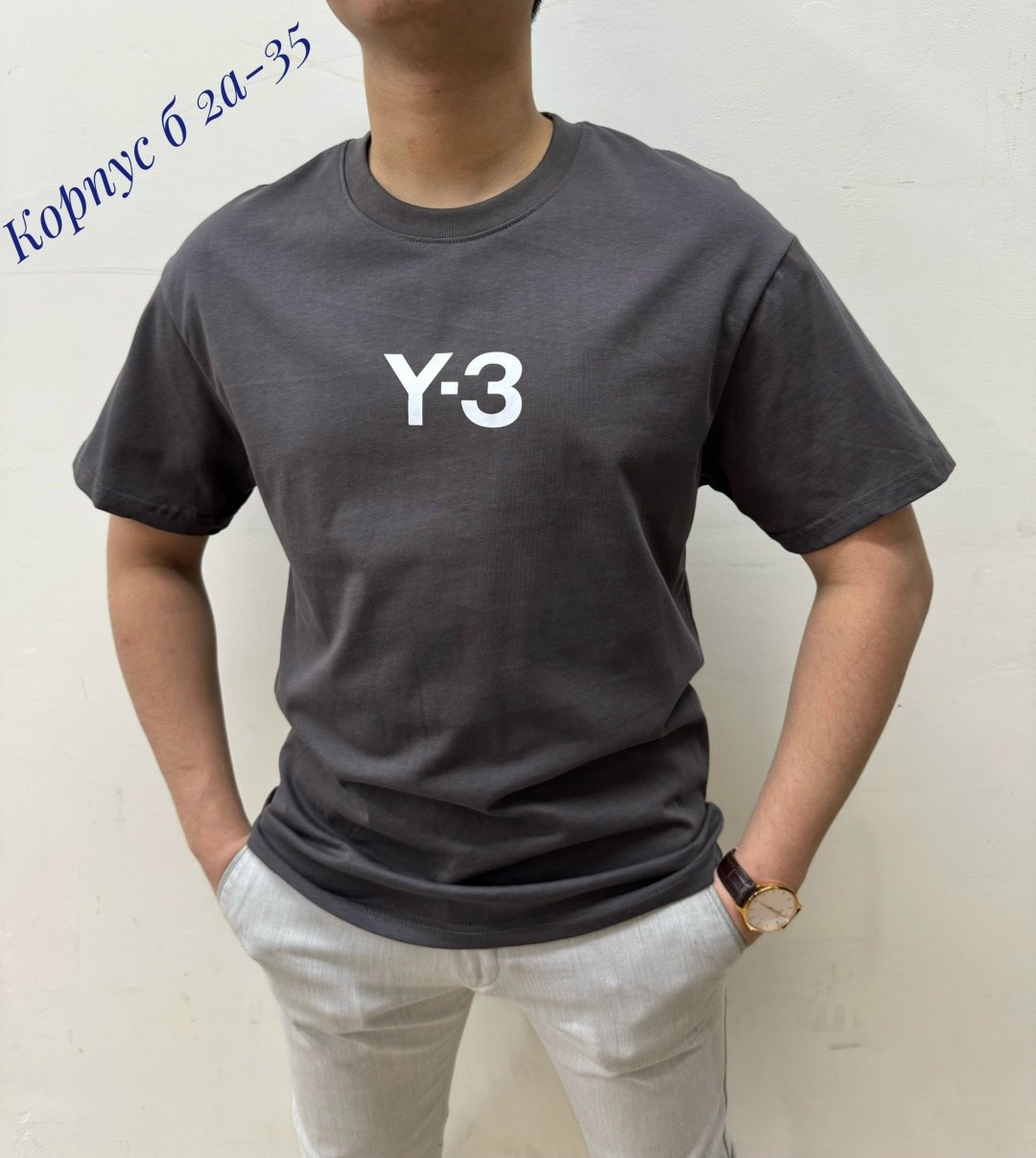 мужская футболка,футболка короткий рукав,футболка,футболка y 3,