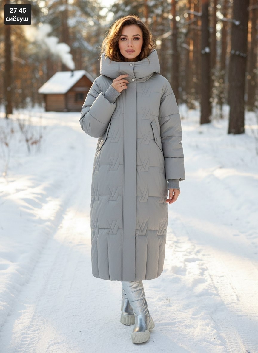 удлиненный пуховик,пуховик,длинные пуховики,женские пуховики,пуховик зимний длинный с капюшоном monomir