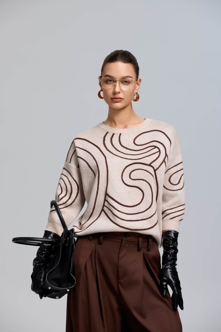 джемпер,элегантный джемпер,джемпер с узорами,трикотажный джемпер,джемпера женские