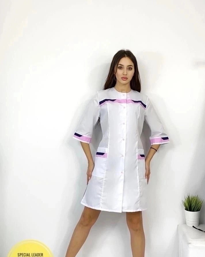 медицинский женский халат,халат женский,медицинские халаты,медицинская одежда,красивые медицинские халаты