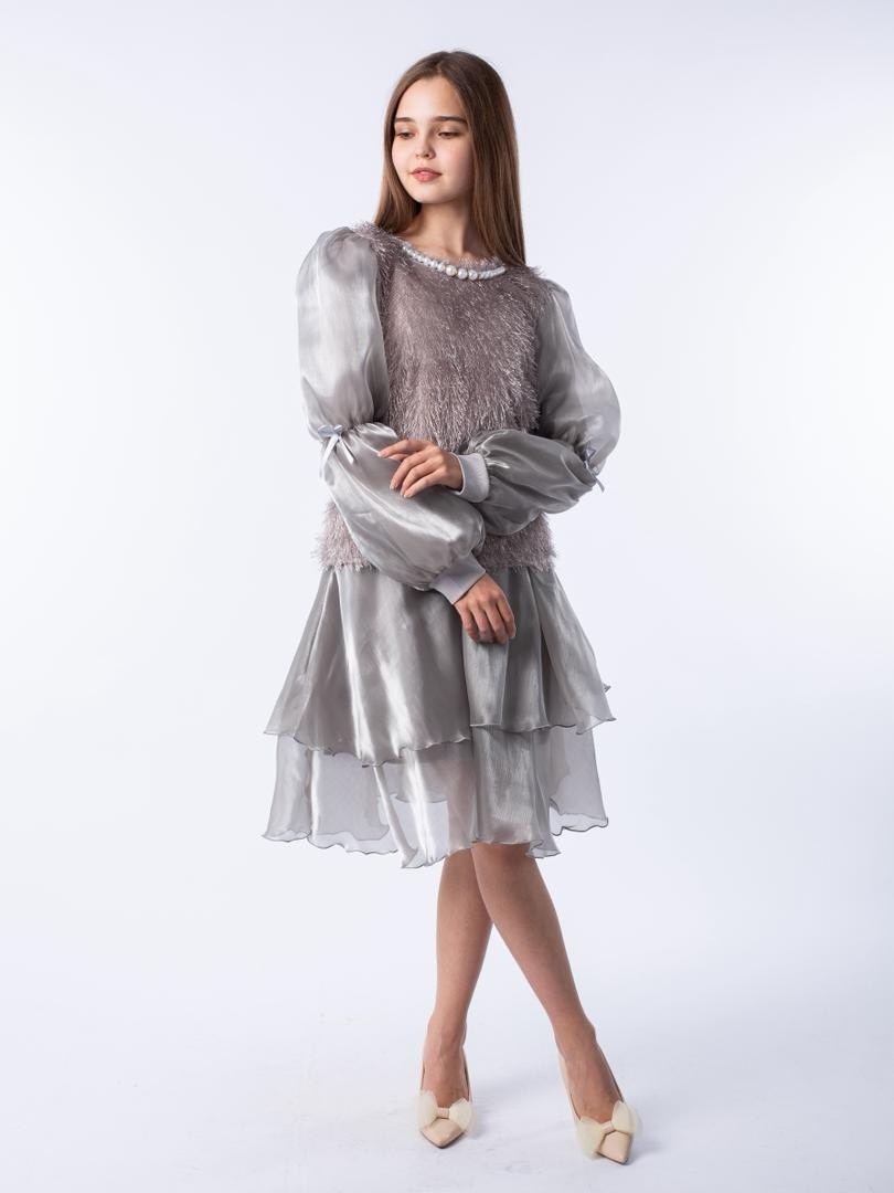 нарядное платье,платье,платье со свитером,шерстяное платье,коричневое платье