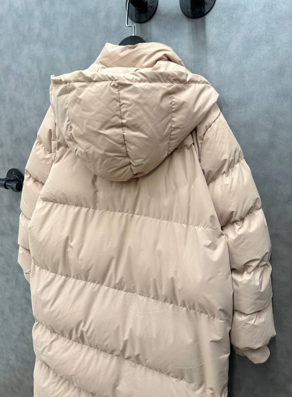 рокет в пуховике,длинный пуховик оверсайз,длинные пуховики,стильные пуховики,пуховики оверсайз