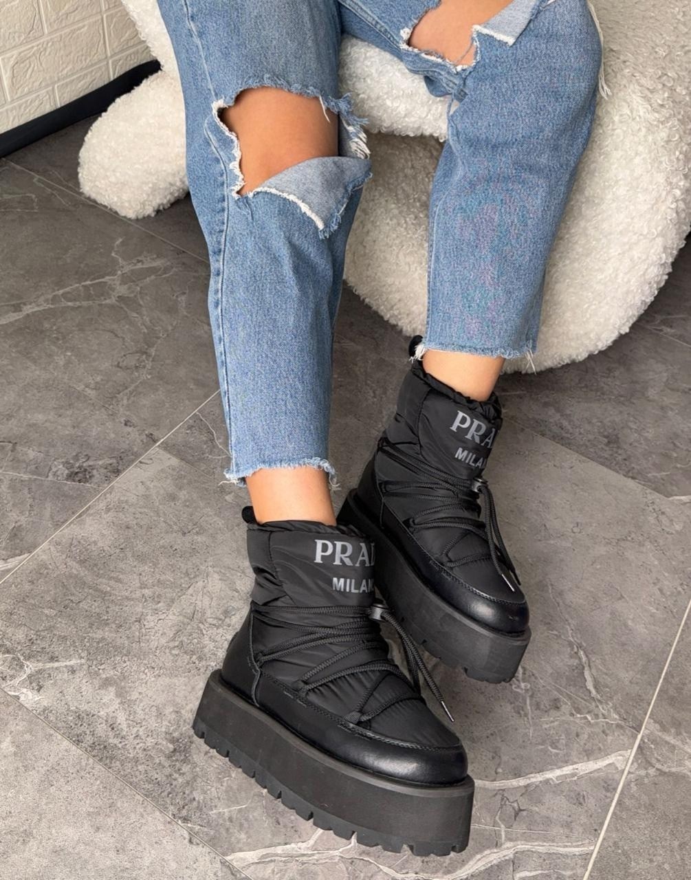 дутики женские,дутики prada,дутики прада,,дутики женские зимние