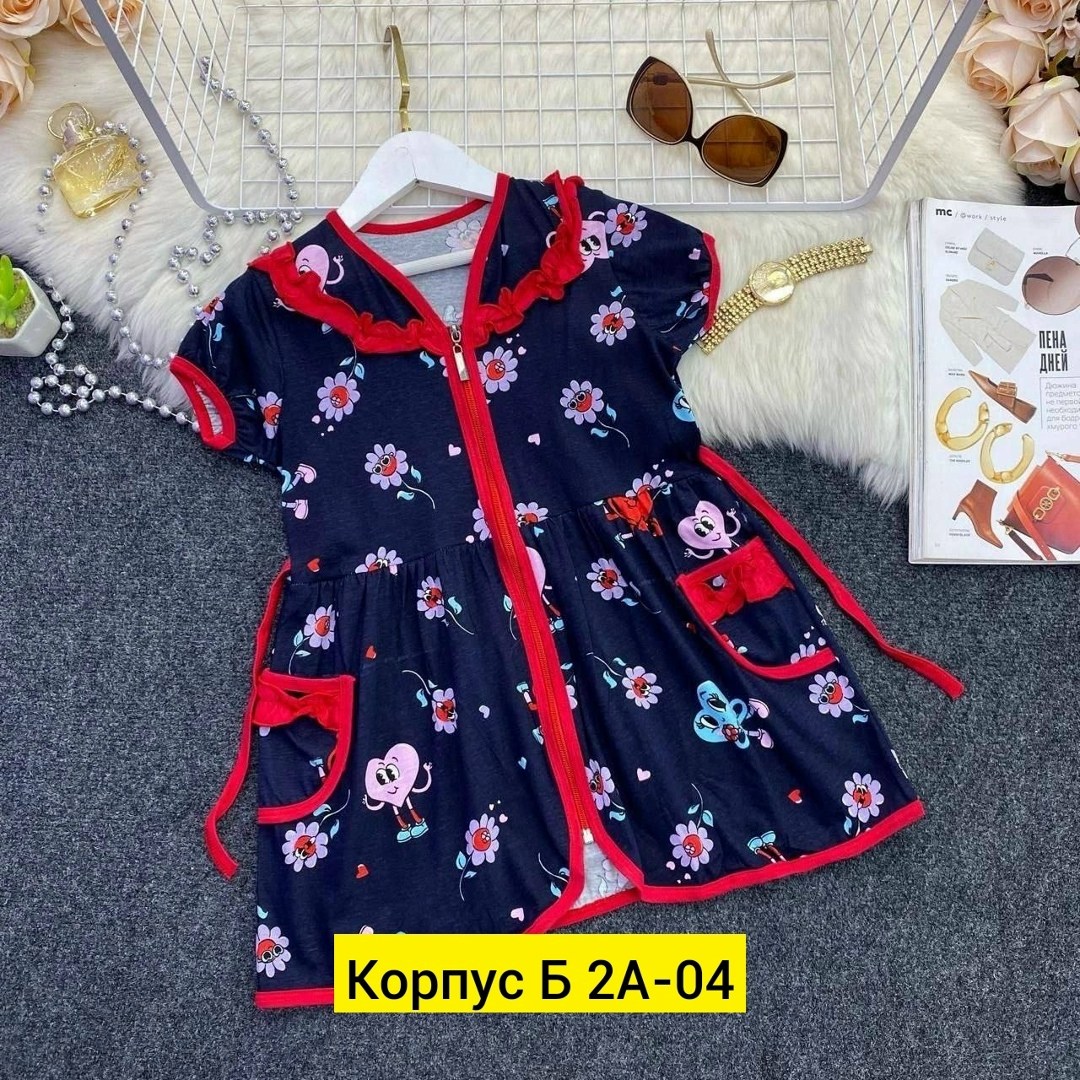 детский халат для девочек,трикотажный халат для девочки,халат для девочек,детский халат для девочек хб,халат детский