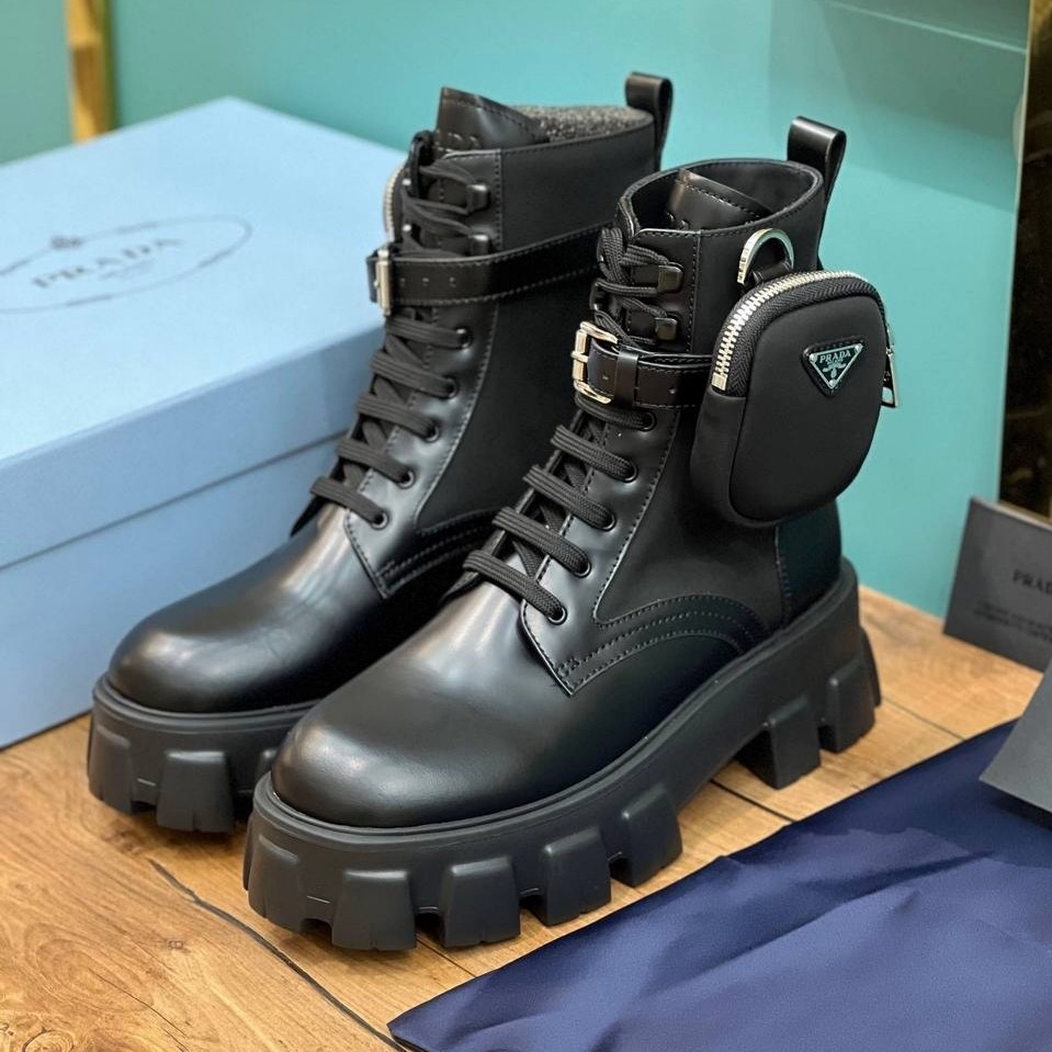 ,женские ботинки,ботинки прада,ботинки,прада
