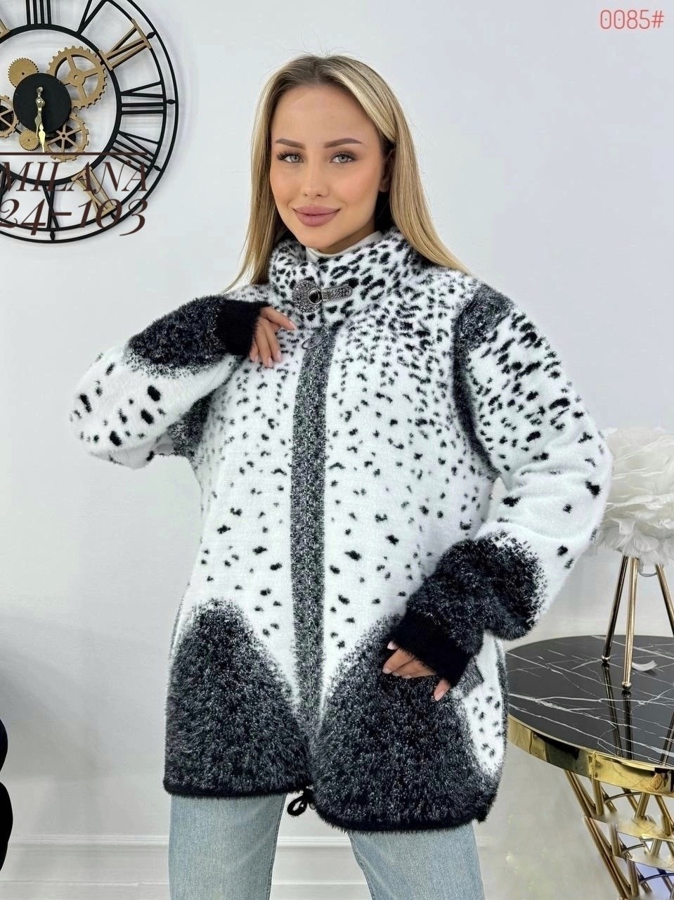 кардиган альпака,кардиган барашек,кардиган комбинированный,кофта женская,кардиган