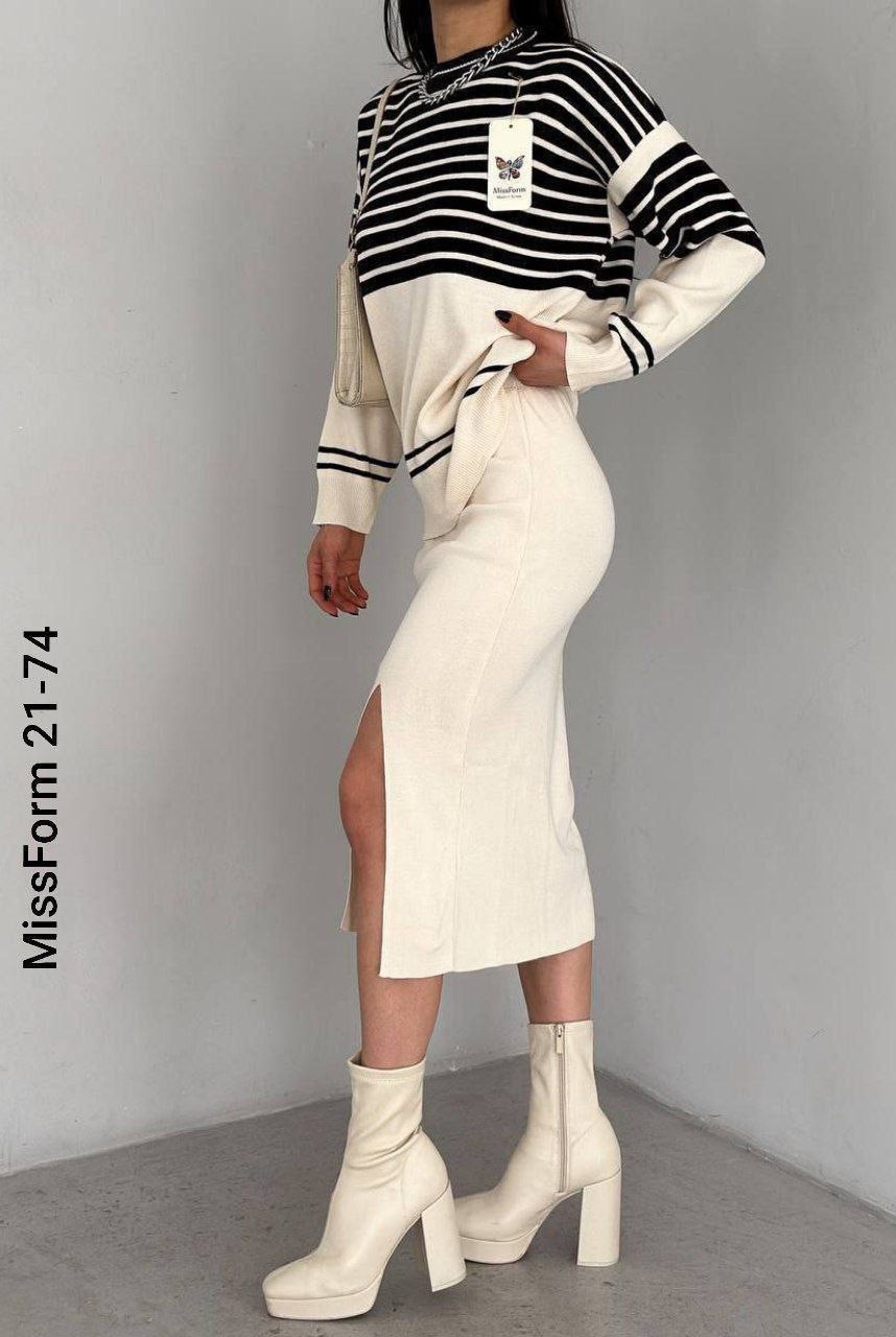 костюм юбка с кофтой,юбка с кофтой,костюм с юбкой женский,костюм с юбкой в полоску,трикотажные костюмы с юбкой