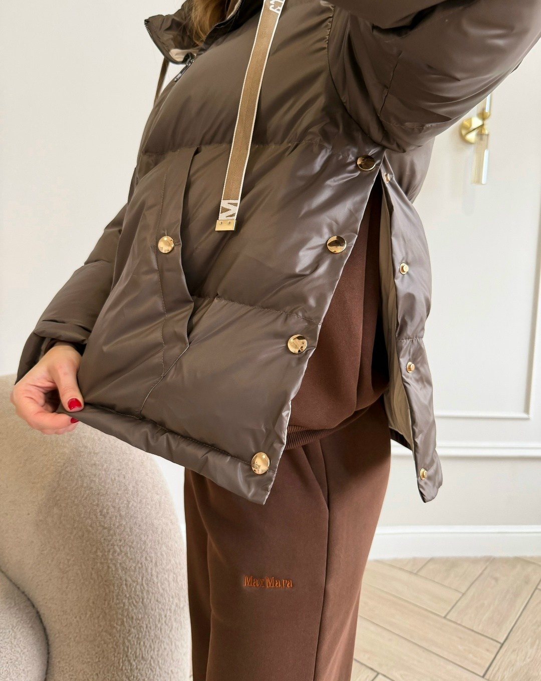 пуховик двусторонний,куртка женская,стильная куртка,куртка оверсайз,куртка