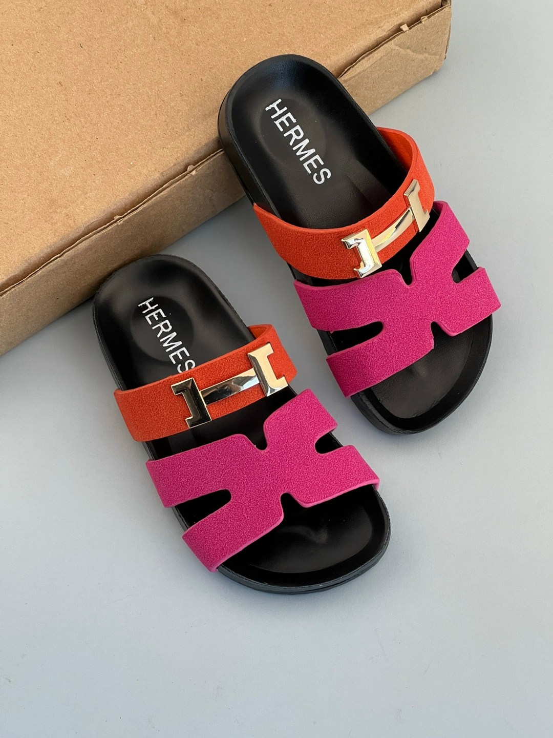 ,шлёпанцы hermes,шлепки эрмес,шлепки гермес женские, детская