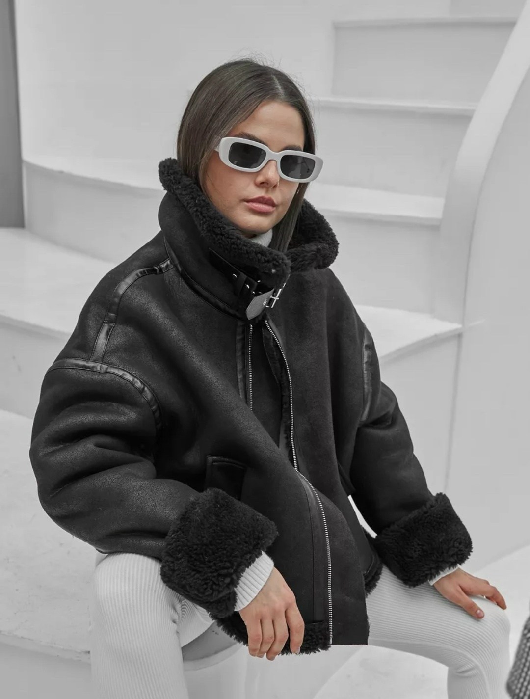 мужская дубленка пилот,кожаная куртка,мужская дубленка,меховая куртка,дубленка авиатор зара