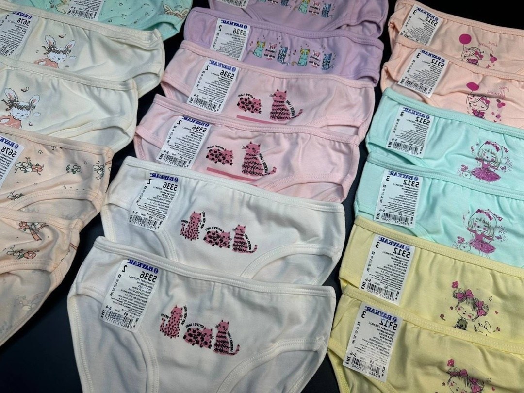комплект трусов,трусы детские для девочек,детские трусы,трусы для девочек,комплект трусов для девочек baykar