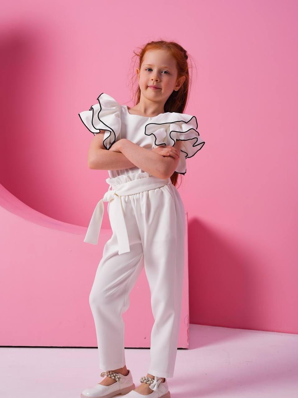 нарядный брючный костюм для девочки,брючный костюм для девочек,костюмы для девочки нарядный,костюм белый брючный,костюм нарядный брючный