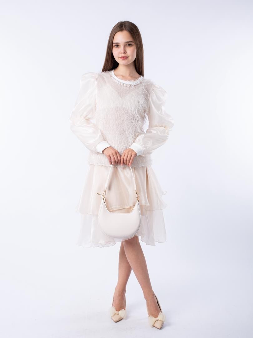 нарядное платье,платье,платье со свитером,шерстяное платье,коричневое платье